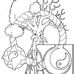 Yin Coloring Book Archives Root Inspirations Tree Page Adults Pages